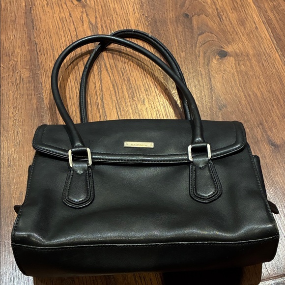 Liz Claiborne Black Satchel - Picture 1 of 7